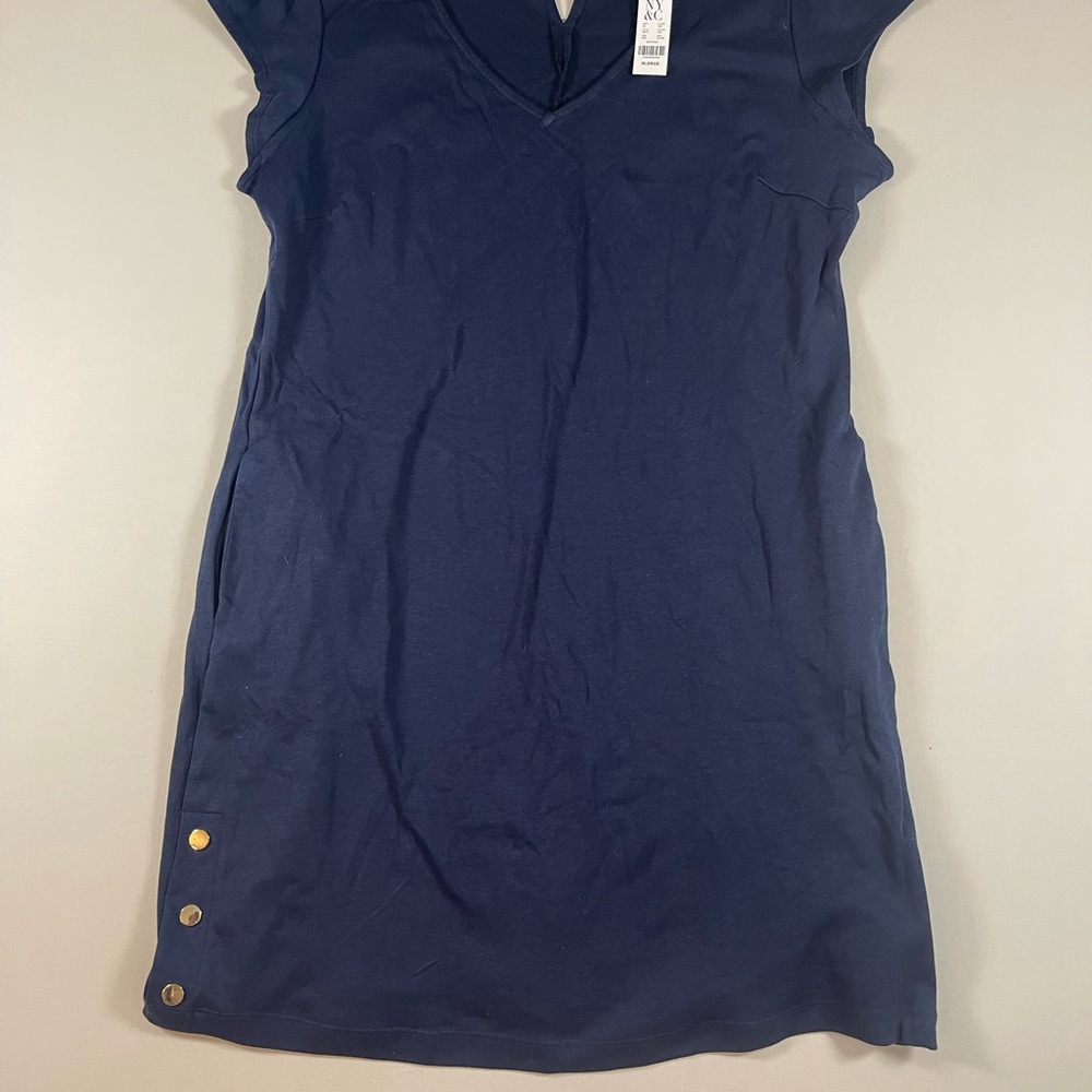 New York & Company Navy Dress